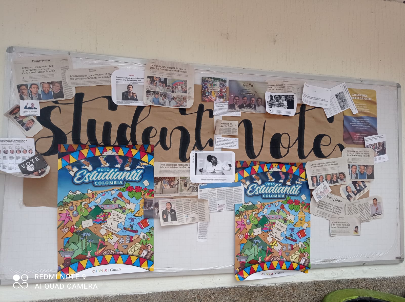 student vote poster